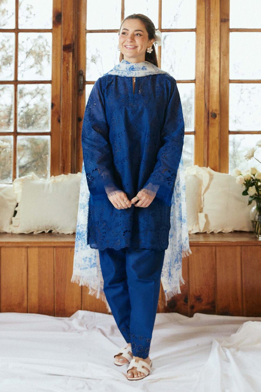 EMB |3| PCS UNSTITCHED SUIT
