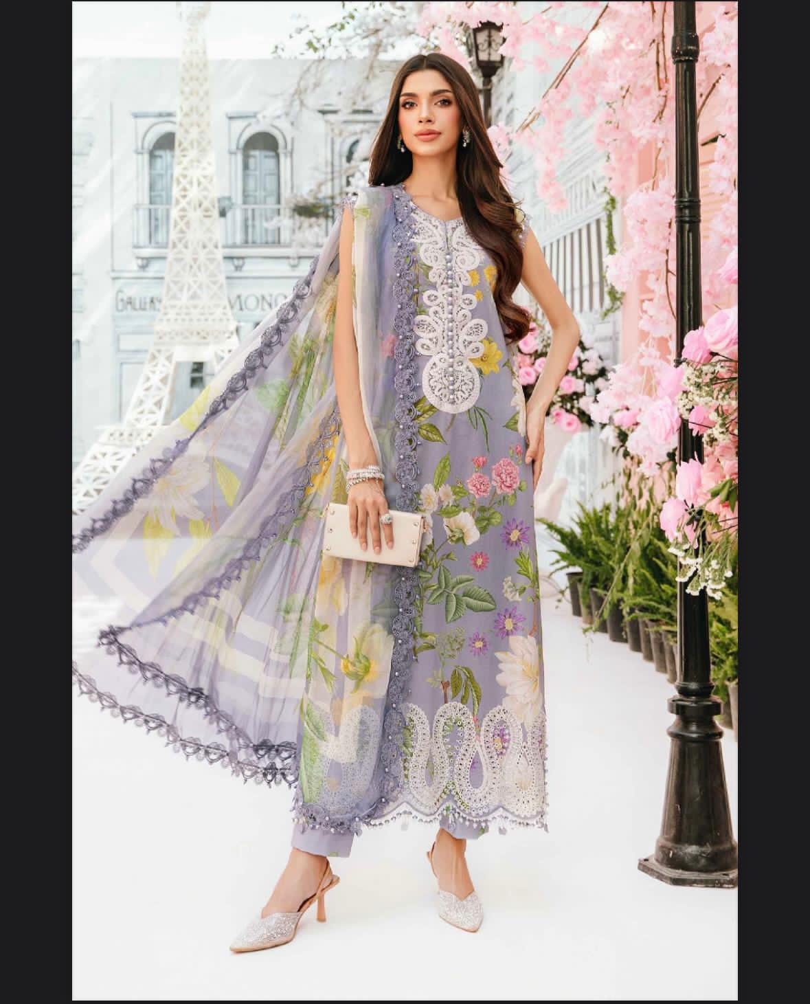 MARIA B |3| PCS LAWN UNSTITCHED