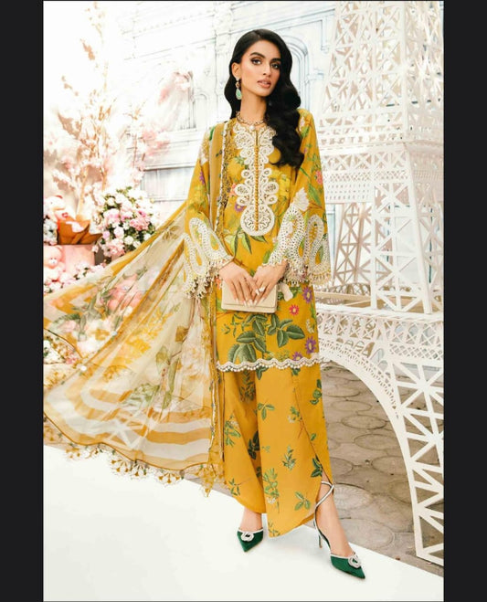 MARIA B |3| PCS LAWN UNSTITCHED