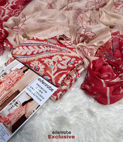 EDENROBE |3| PCS UNSTITCHED