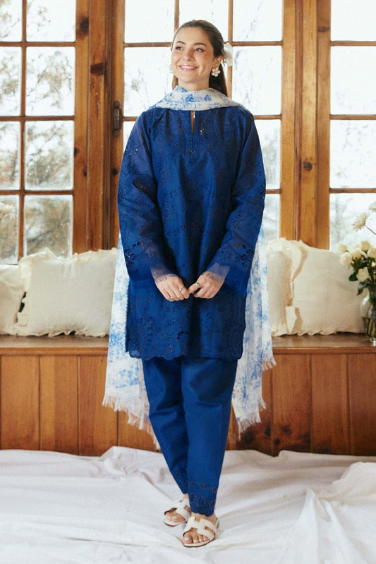 EMB |3| PCS UNSTITCHED SUIT