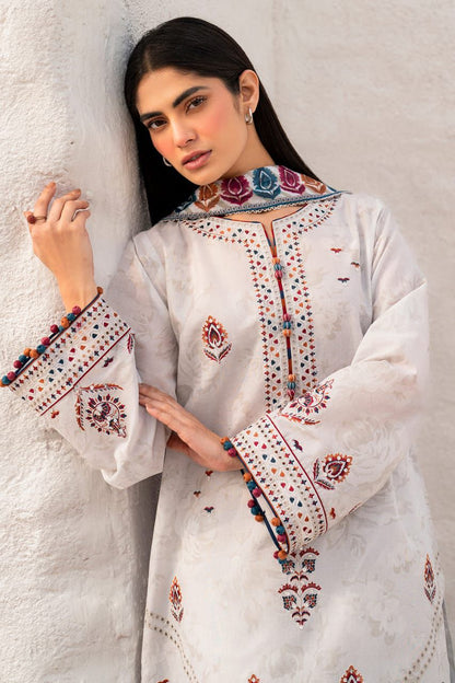 EMB |3| PCS UNSTITCHED SUIT