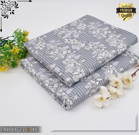 SUMMER COTTON |2| PCS UNSTITCHED