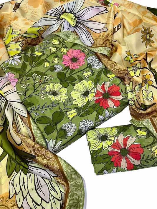 SWISS LAWN |3| PCS UNSTITCH