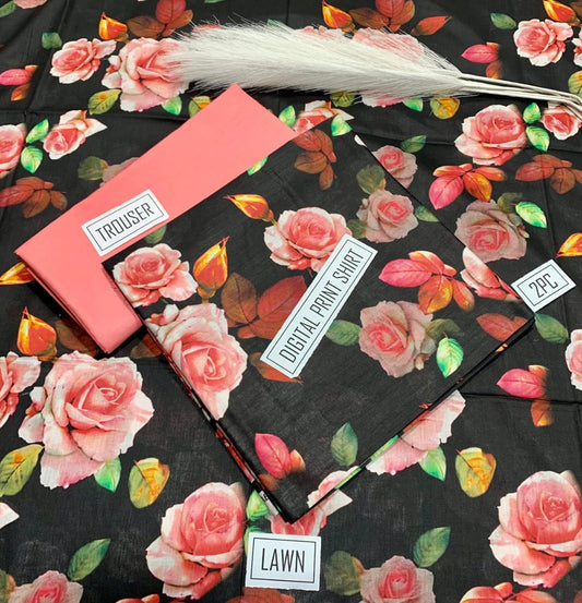 PRINTED LAWN |2| PCS UNSTITCHED