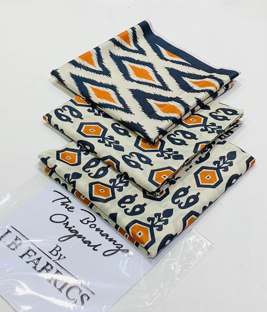 IB PRINTED LAWN |3| PCS UNSTITCHED