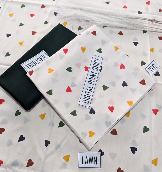 PRINTED LAWN |2| PCS UNSTITCHED