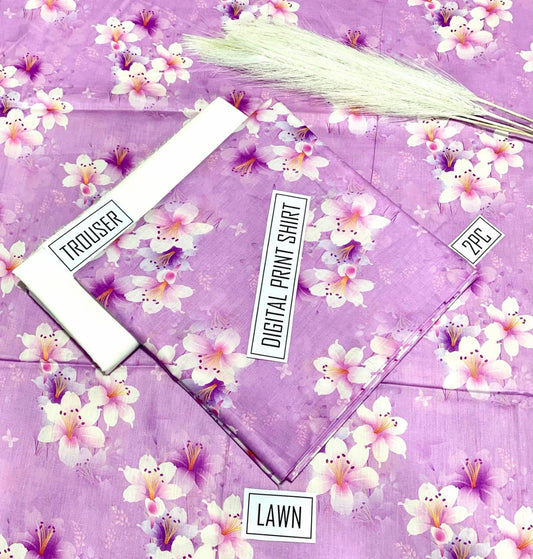 PRINTED LAWN |2| PCS UNSTITCHED